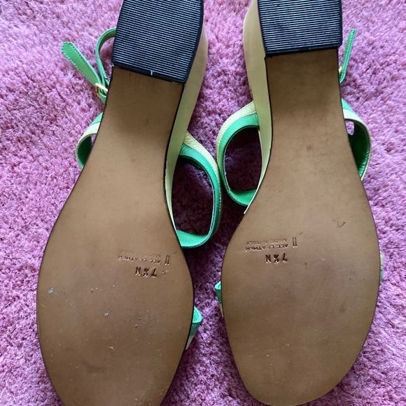 VINTAGE Y2K ITALIAN LEATHER SHOES 7.5 - Picture 3 of 11